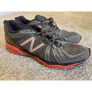 New Balance Mens Baddeley 890 V2 M890SR2 Gray Running Shoes Sneakers Size 11.5 D